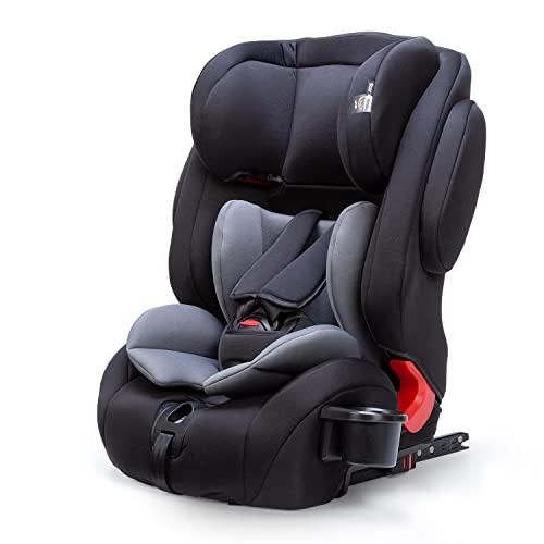 Star Ibaby City Fix HQ Silla de coche Isofix grupo 1 2 3 Gris/negro i Size ECE R129