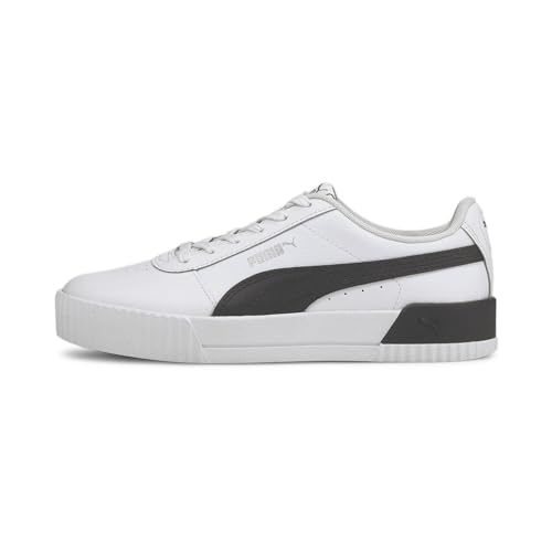 76% DESCUENTO PUMA Women Carina L Zapatillas, Puma White Puma Black Puma Silver, 38.5 EU