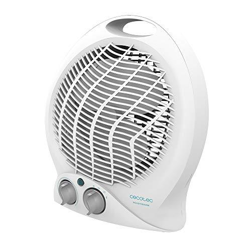 36% DESCUENTO Cecotec Calefactor Eléctrico de Baño Bajo Consumo Ready Warm 9790 Force. Termoventilador, 2000 W en 2 Niveles, Termostato Regulable, 3 Modos, Sistema de Seguridad, 20 m2
