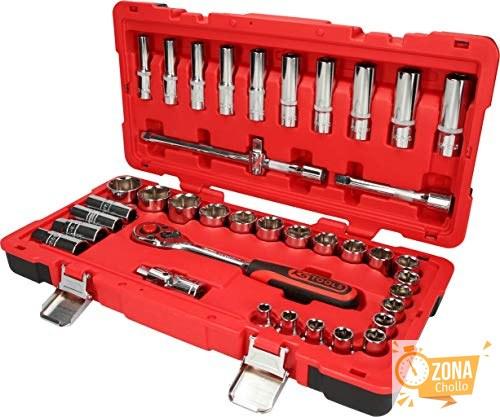 KS Tools 958.0639 1/2″ Juego de llaves de vaso CHROMEplus 39 pzs — 43,15 €