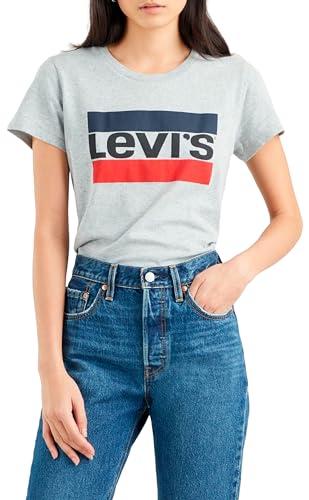 Levi’s The Perfect Tee Camiseta, Sportswear Logo Heather Grey, S Mujer — 14,50 € -58%
