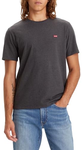 64% DESCUENTO Levi’s Ss Original Housemark Tee Camiseta, Dark Charcoal Heather Dkr, S para Hombre