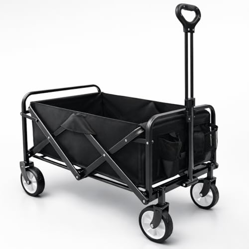 24% DESCUENTO Carro de Mano Plegable con Ruedas | Carrito Multiusos… — 37,60 € -24%