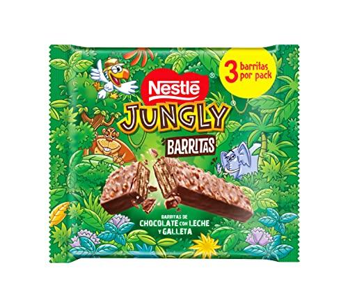 Nestlé Jungly Barrita De Chocolate Con Leche Pack 22 Unidades (3X34G) — 14,49 € -50%