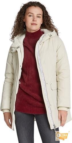 Tommy Jeans Parka Mujer con Capucha, Marfil (Newsprint), XL — 232,23 € -77%