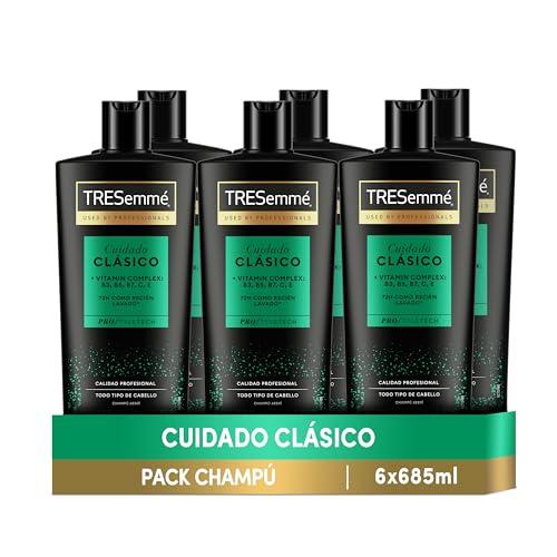 39% DESCUENTO Tresemmé Champú Cuidado Clásico Para Todo Tipo De Cabello 685 ml x 6