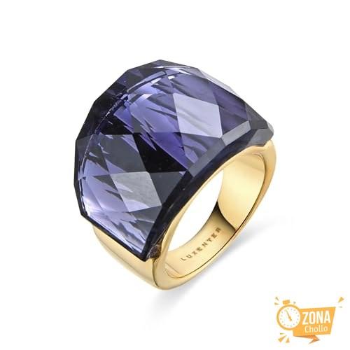 LUXENTER Anillo Mujer en Aleación de Metal con Cuarzo Hidrotermal… — 15,90 € -60%