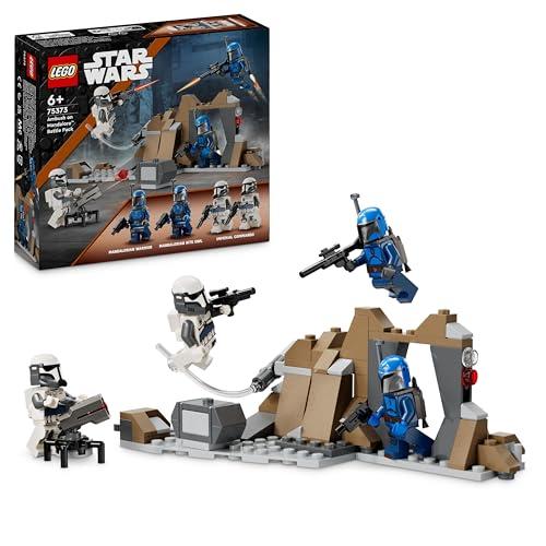 32% DESCUENTO LEGO Star Wars: The Mandalorian Pack de Combate: Emboscada en Mandalore, Juguete de Construcción de Fantasía con Minifiguras, Regalo Coleccionable para Niños y Niñas de 6 Años o Más 75373