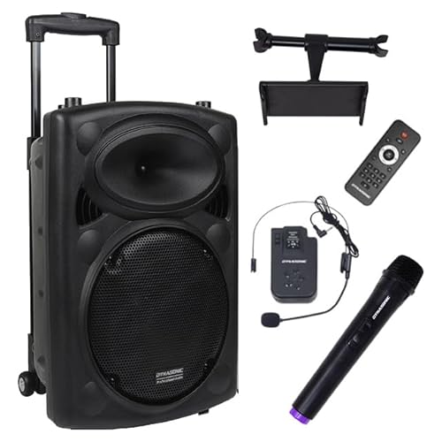 DYNASONIC Dynapro Altavoz Autoamplificado Potente 12″/700W, Altavoz… — 229,00 € -57%