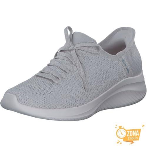 Skechers Ultra Flex 3.0 Elevated Motion, Zapatillas Mujeres, Gray — 39,80 € -60%