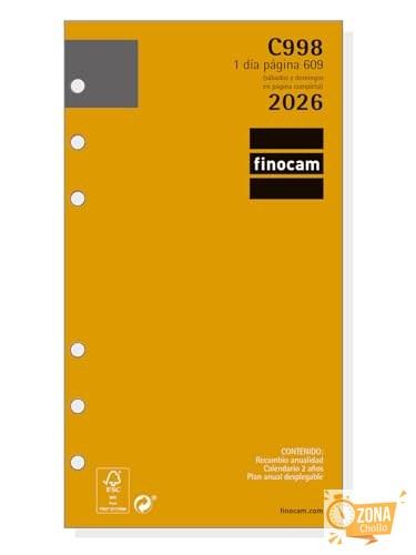 Finocam Recambio agenda Classic 2026 1 Día Página | Enero Diciembre… — 8,00 € -52%
