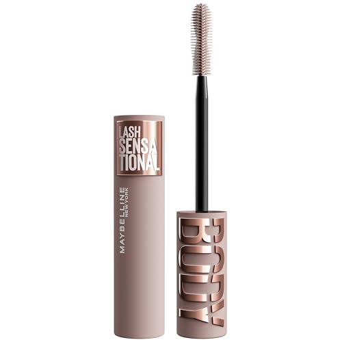 43% DESCUENTO Maybelline New York, Máscara de Pestañas Lash Sensational Body, Definición y Volumen hasta 24H*, Tono: Very Black , 9,75 ml