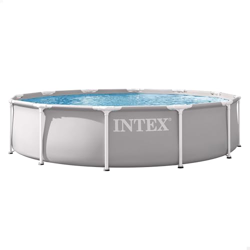 28% DESCUENTO Intex Piscina Desmontable, Gris, D366x76 cm, Capacidad… — 99,93 € -28%