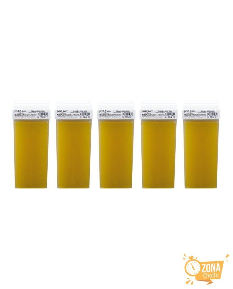 CERA PARA DEPILACIÓN ROLL 100gr x 5 UNIDADES — 10,95€ € -78%