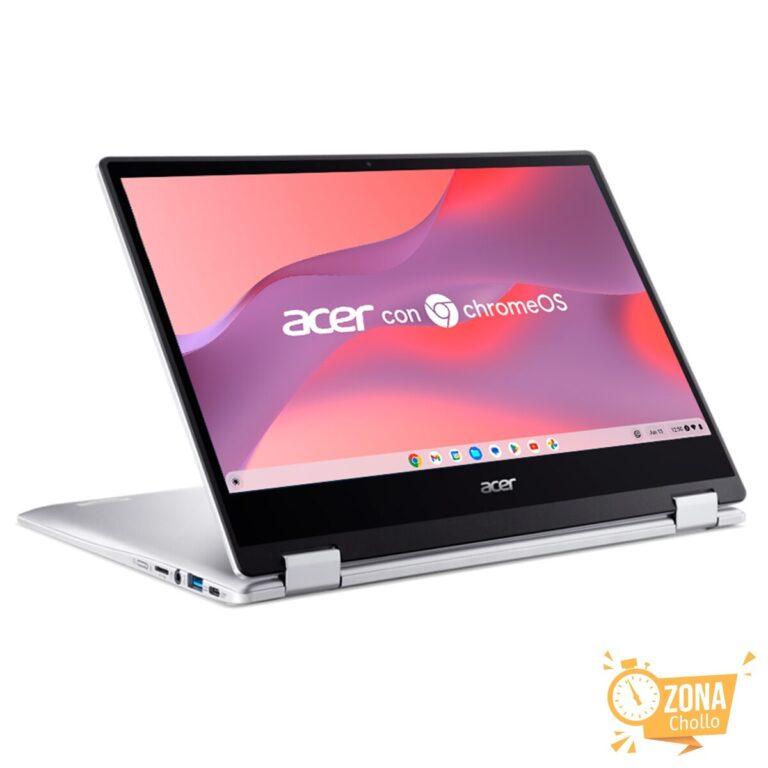 Convertible 2 en 1 Acer Chromebook CP314 Spin, Celeron N4500, 8GB… — 81,81 € -63%