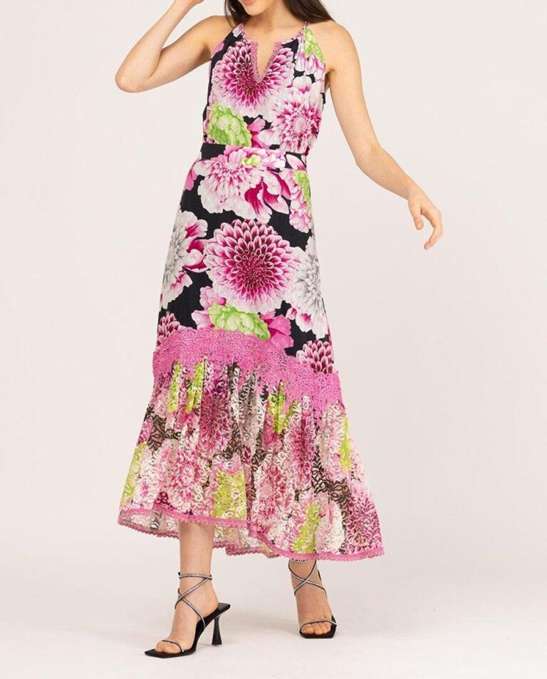 Falda midi con encaje — 27,00€ € -81%