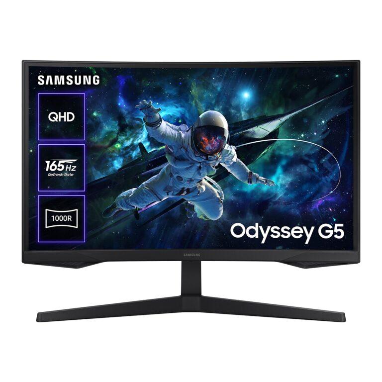 Monitor PC Gaming curvo 68,5 cm (27″) Samsung Odyssey G5… — 75,65 € -68%
