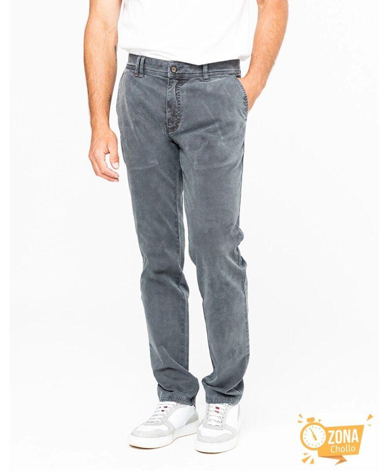 Pantalón chino gris oscuro — 15,00€ € -80%