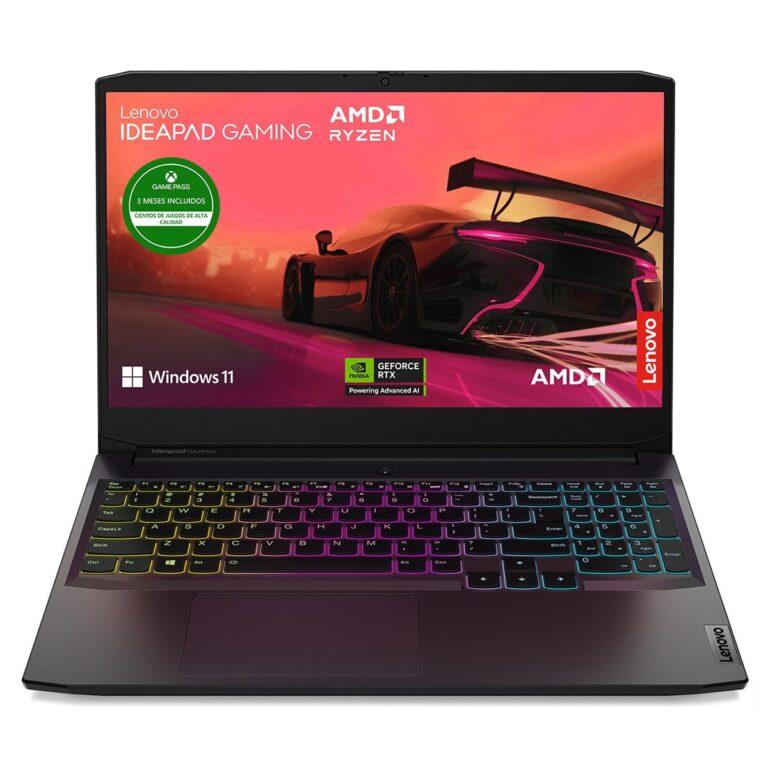 Portátil Gaming Lenovo IdeaPad 3 15ACH6, Ryzen 5-5500H, 16GB, 512GB SSD, GeForce RTX 2050 4GB, 15,6″ W11 (Reacondicionado Grado D) · LENOVO · El Corte Inglés
