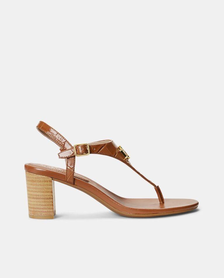 Sandalias de tacón Westcott II de mujer con puntera redonda logotipo… — 41,00€ € -71%