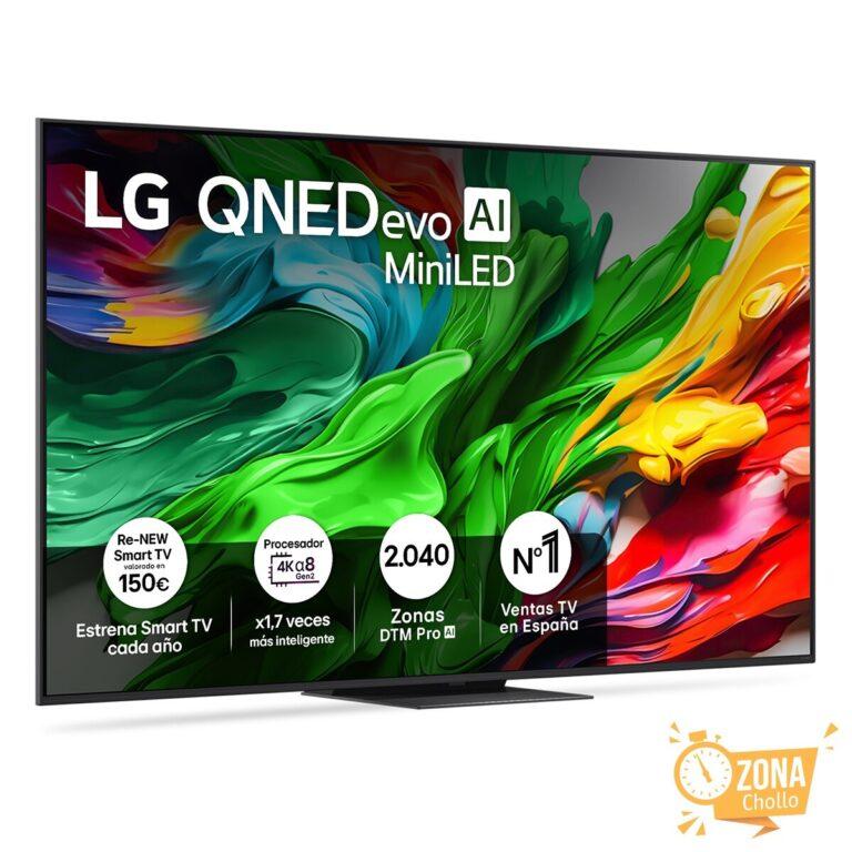 TV QNED evo MiniLED AI 189cm (75″) LG 75QNED86A6A, 4K Smart TV… — 999 € -50%