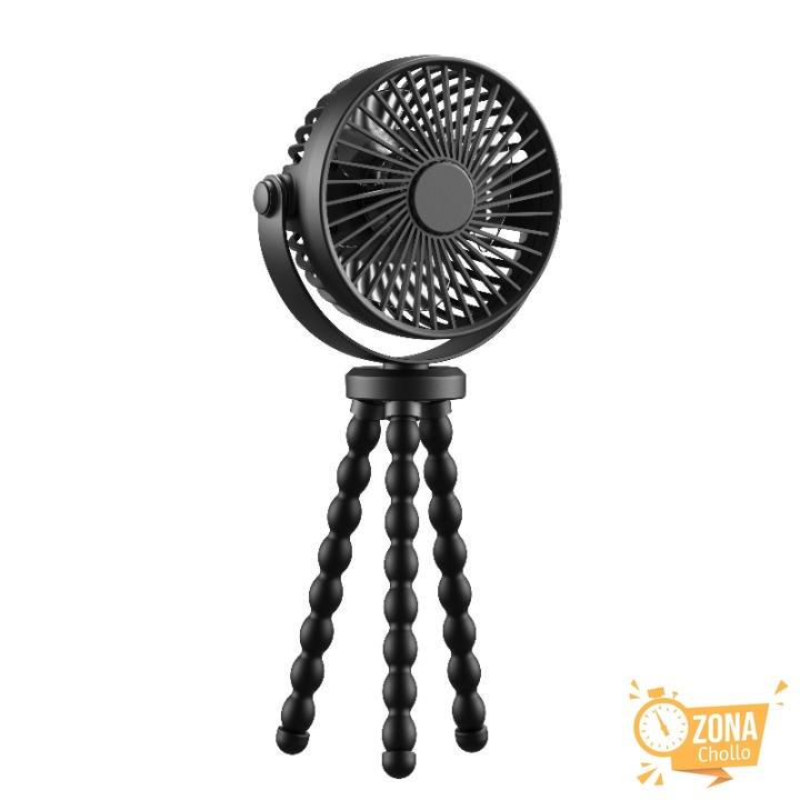 Ventilador USB 20000 mAh con luz – 3 velocidades, 720° giratorio… — 21.99 €