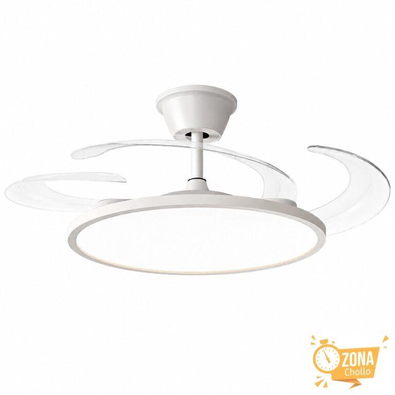 Ventilador de techo LED ultradelgado 42» con luz regulable, 3… — 46.28 €