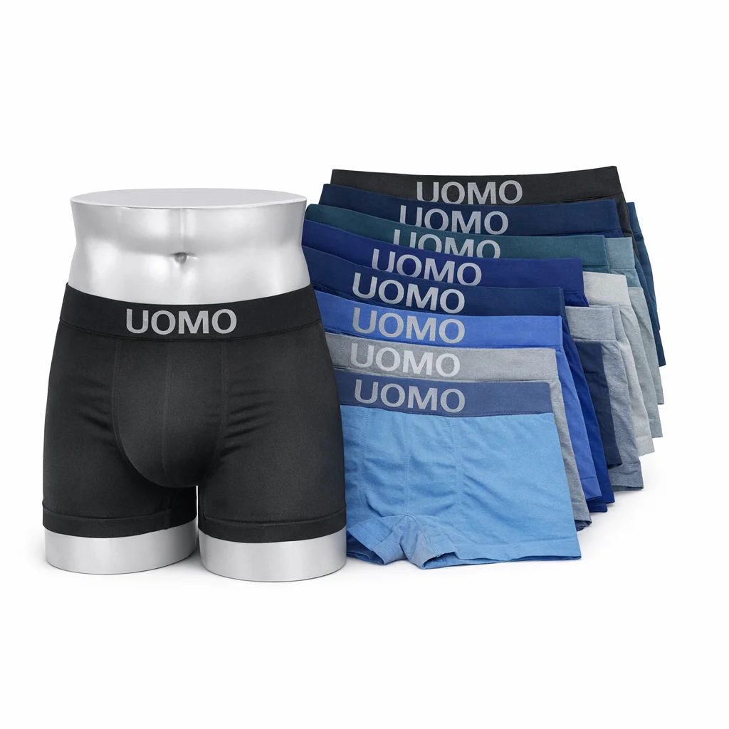 BOXER DE LICRA PACK 12 UNIDADES - COMODIDAD TOTAL