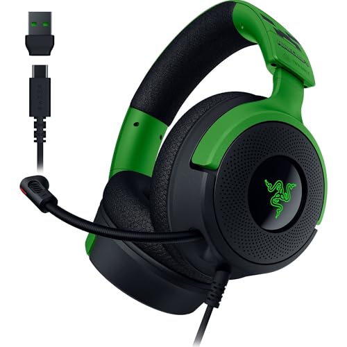 ¡Descubre los auriculares Razer Kraken V4 X Minecraft con Controladores 40mm, micrófono re