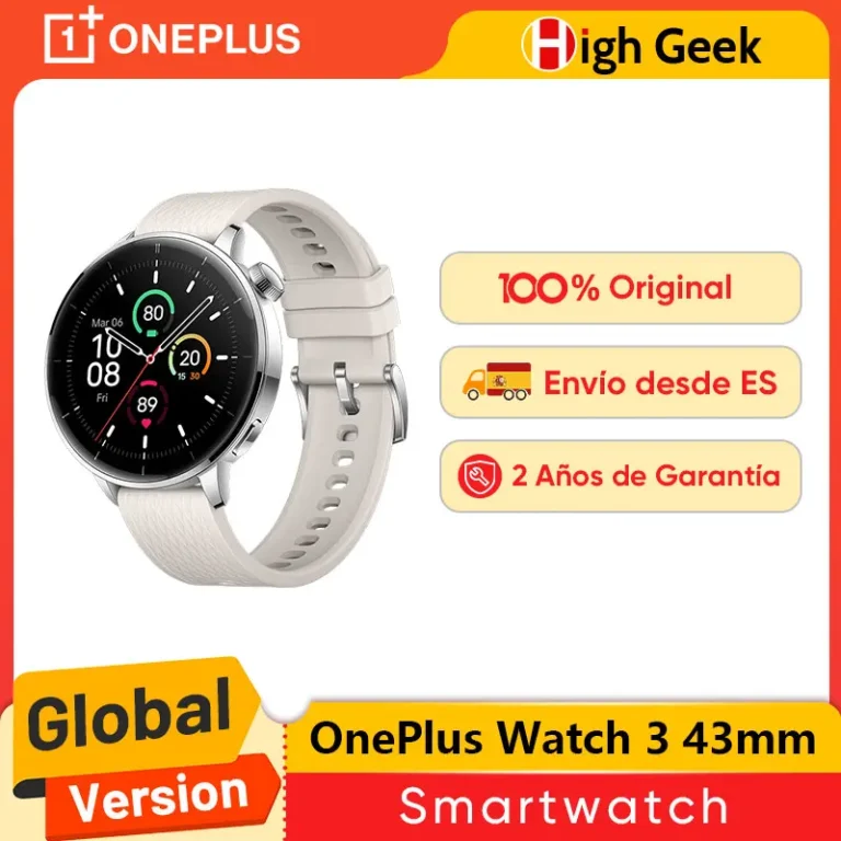 Versión global OnePlus Watch 3 Smartwatch de 43 mm Pantalla AMOLED… — 131.24 EUR €