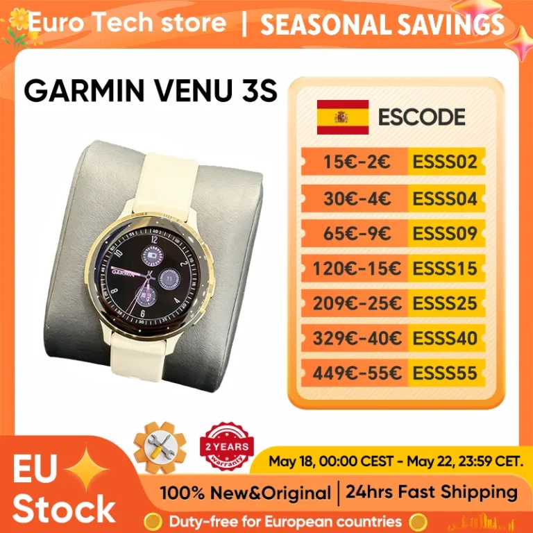Garmin Venu 3s smartwatch Fitness Pantalla táctil AMOLED de 1,2… — 314.30 EUR €