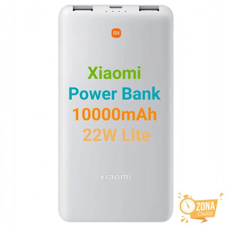 Xiaomi Power Bank 10000mAh 22W Lite – Batería portátil ligera con… — 12.82 EUR €