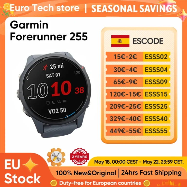 Reloj Inteligente Deportivo Garmin Forerunner 255 de 46 mm con… — 184.74 EUR €