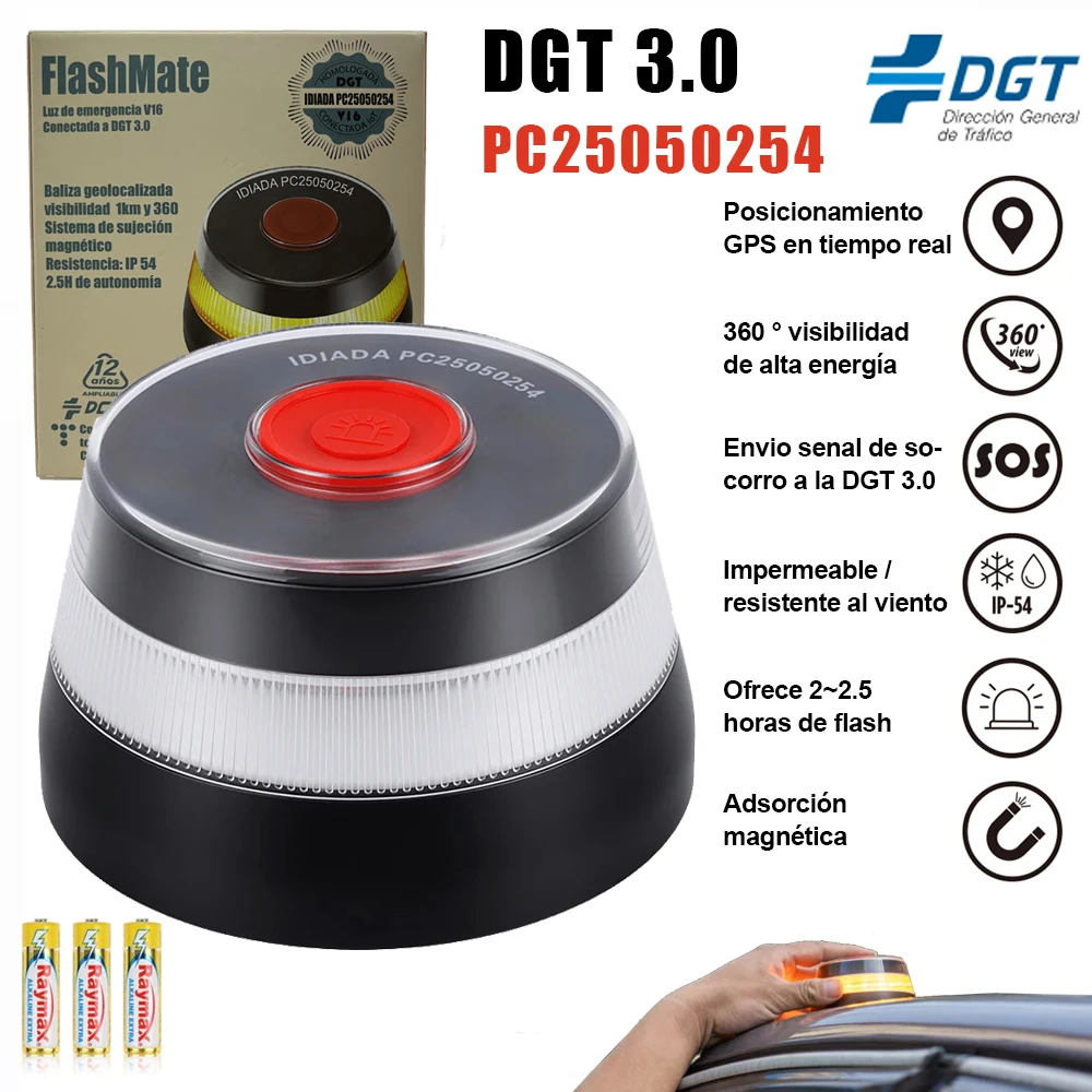 Luz de Emergencia V16 a precio especial en zonachollo