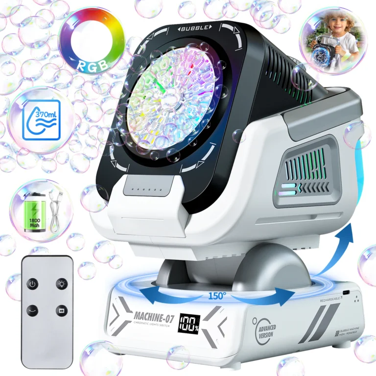 NUEVA MÁQUINA DE BUBBLES CON CONTROL REMOTO Y LUZ RGB
