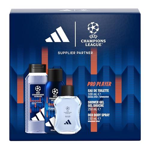 OFERTA IMPERDIBLE DE ADIDAS UEFA 12 EDT 100 + SG250 + BS150