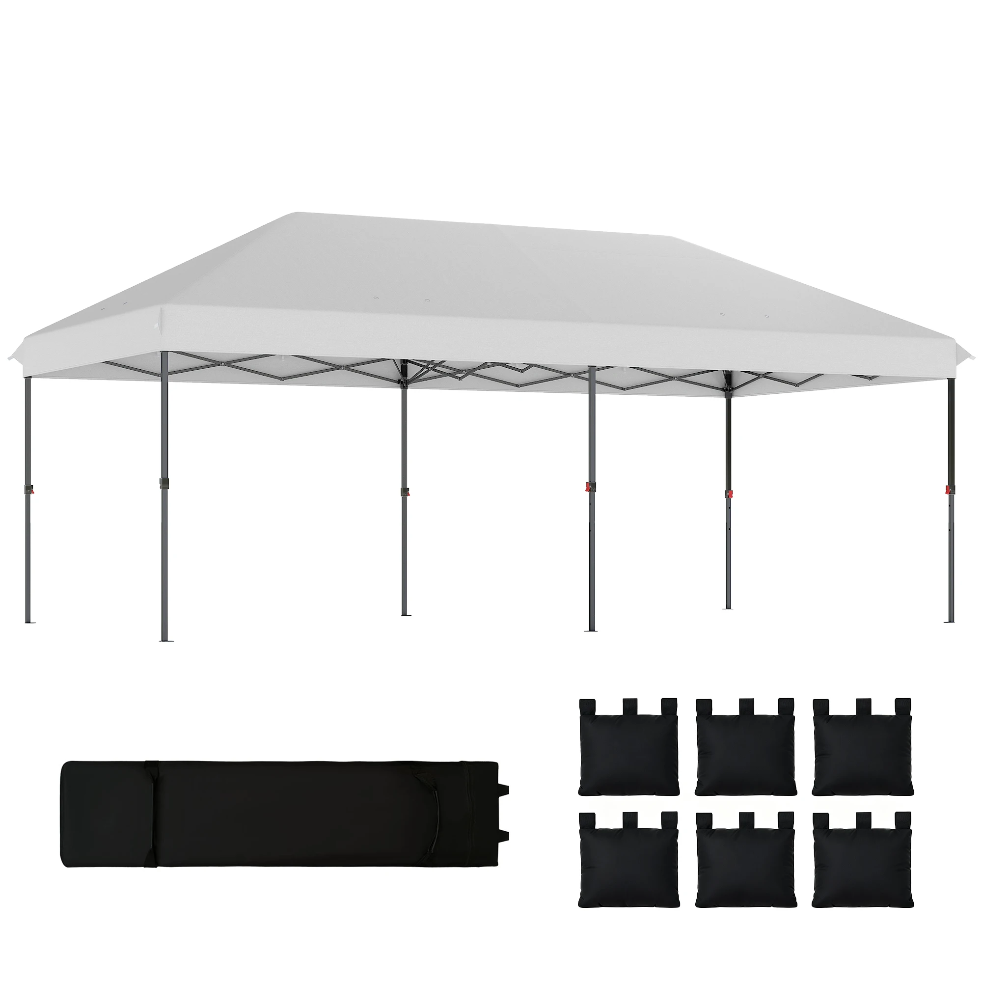 OUTSUNNY CARPA PLEGABLE 6X3 M POP‑UP - DESCUENTO 56%
