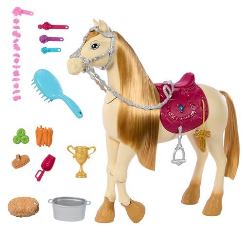 ¡PRECIAZO! CABALLO DE JUGUETE BARBIE MISTERIOS CON SONIDOS Y ACCESORIOS!