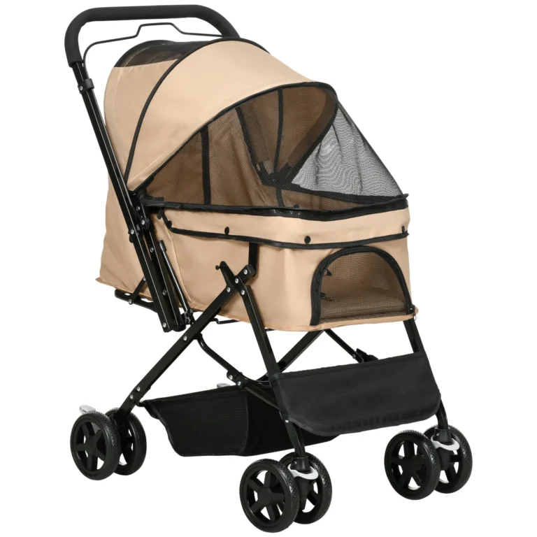 PawHut Cochecito para Perros Plegable con Ruedas Universales — 48.36 EUR €