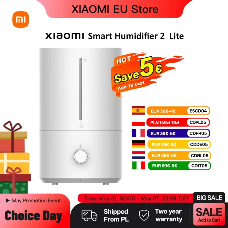 Humidificador inteligente Xiaomi 2, humidificador inteligente… — 46.22 EUR €