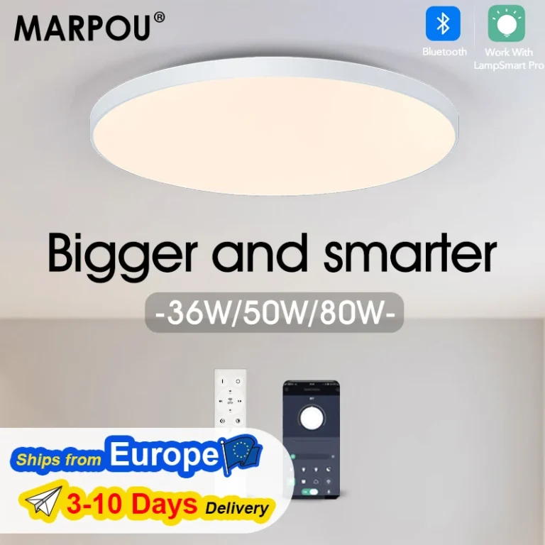 Luz de techo LED MARPOU 80W 50W lámpara inteligente regulable… — 31.25 EUR €