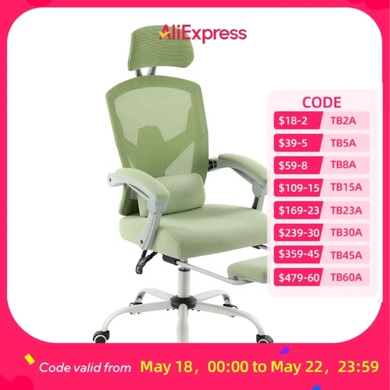 JHK-silla mecedora ergonómica reclinable de malla con respaldo alto… — 97.36 EUR €