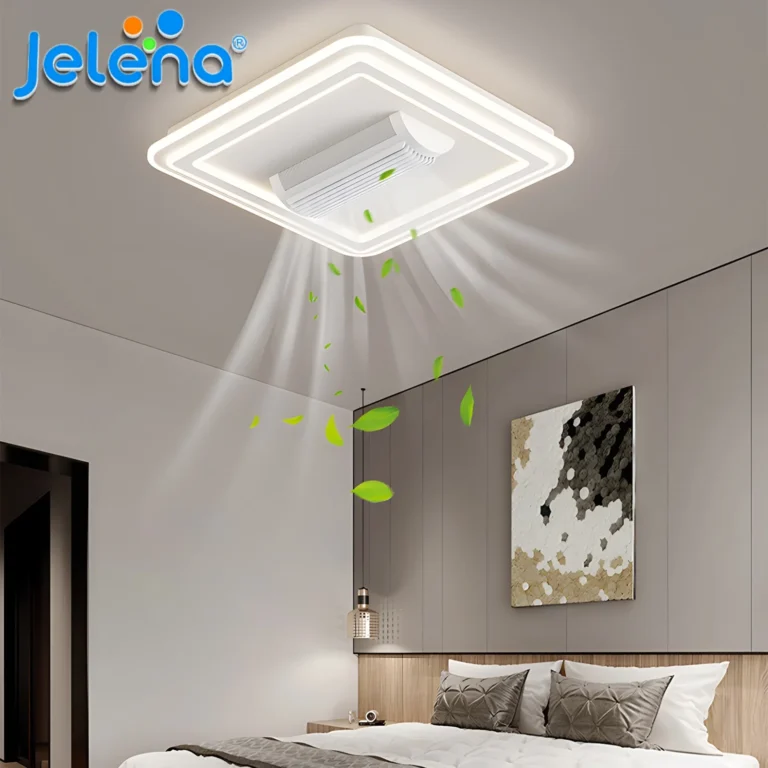 Lámpara de Techo LED sin Aspas Jelena con Ventilador, Luz Regulable… — 58.86 EUR €