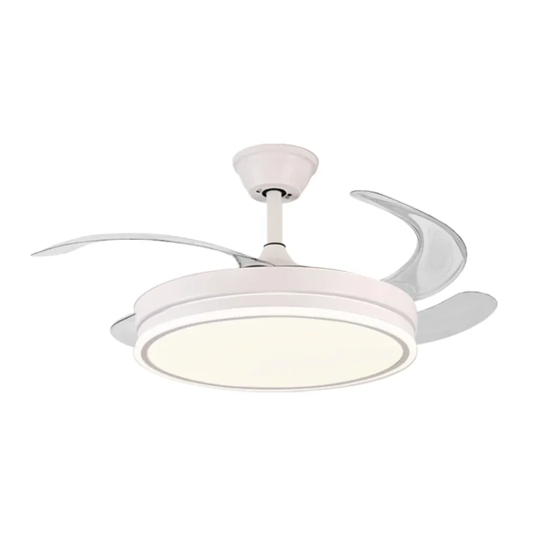 Ventilador Techo 42″ Blanco Motor DC Silencioso Bajo Consumo LED… — 47.78 EUR €