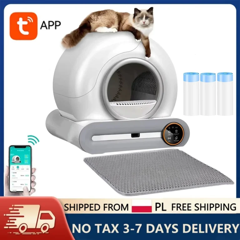 Caja de arena inteligente autolimpiable para gatos, inodoro… — 40.86 EUR €