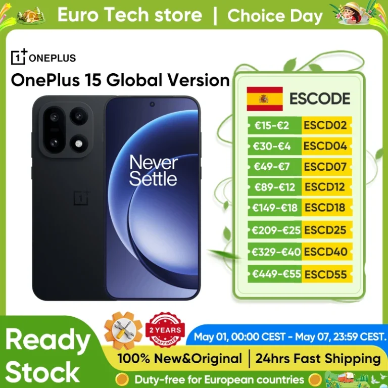 Versión Global OnePlus 15 5G Smartphone Snapdragon 8 Elite Gen 5… — 830.49 EUR €