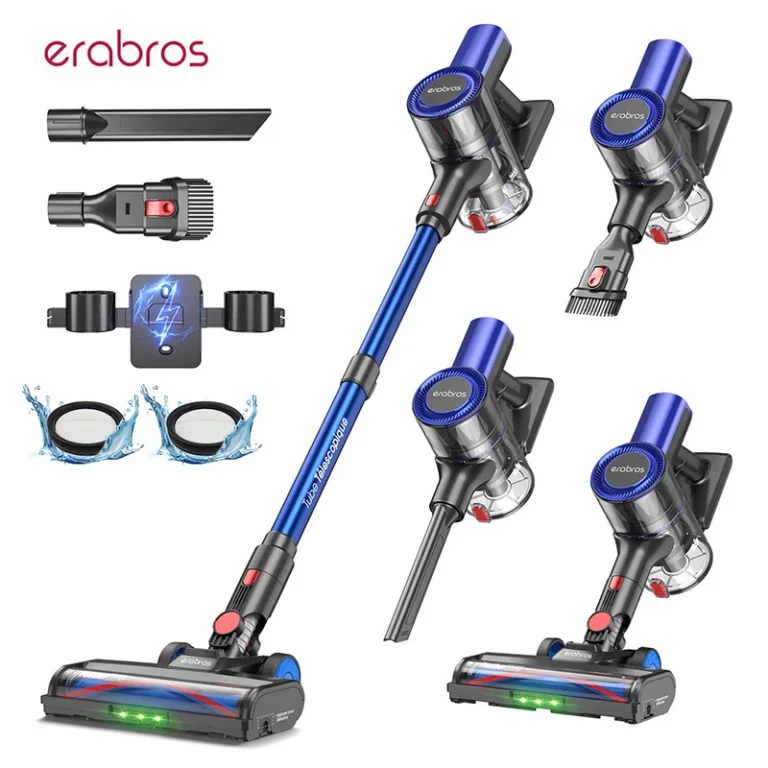 Aspiradora inalámbrica Erabros EV2, 450W 55Kpa de alta succión… — 66.99 EUR €