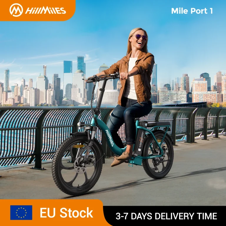 HillMiles MilePort 1 Bicicleta eléctrica plegable, motor de 250 W… — 547.43 EUR €