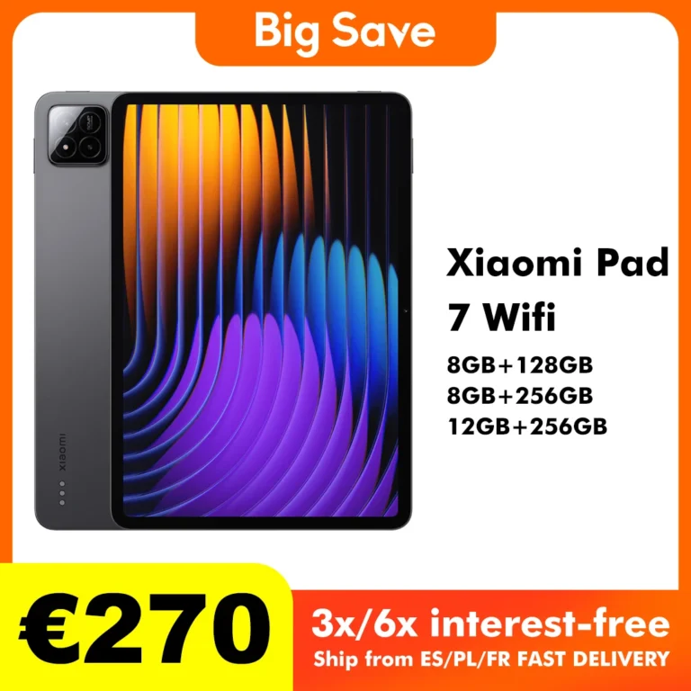 Xiaomi-Tableta Pad 7 de 11 pulgadas, dispositivo con Wi-Fi 6E… — 254.10 EUR €