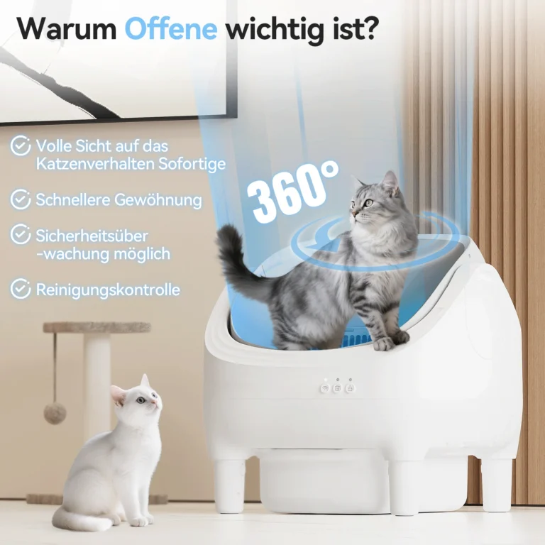 Inodoro para gatos autolimpiante Devoko con control de olores y bajo… — 162.24 EUR €